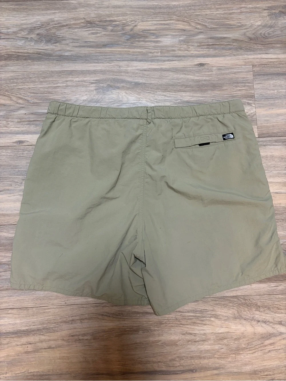 The North Face Class V Belted Trunks Olive Sage Swim Shorts Medium